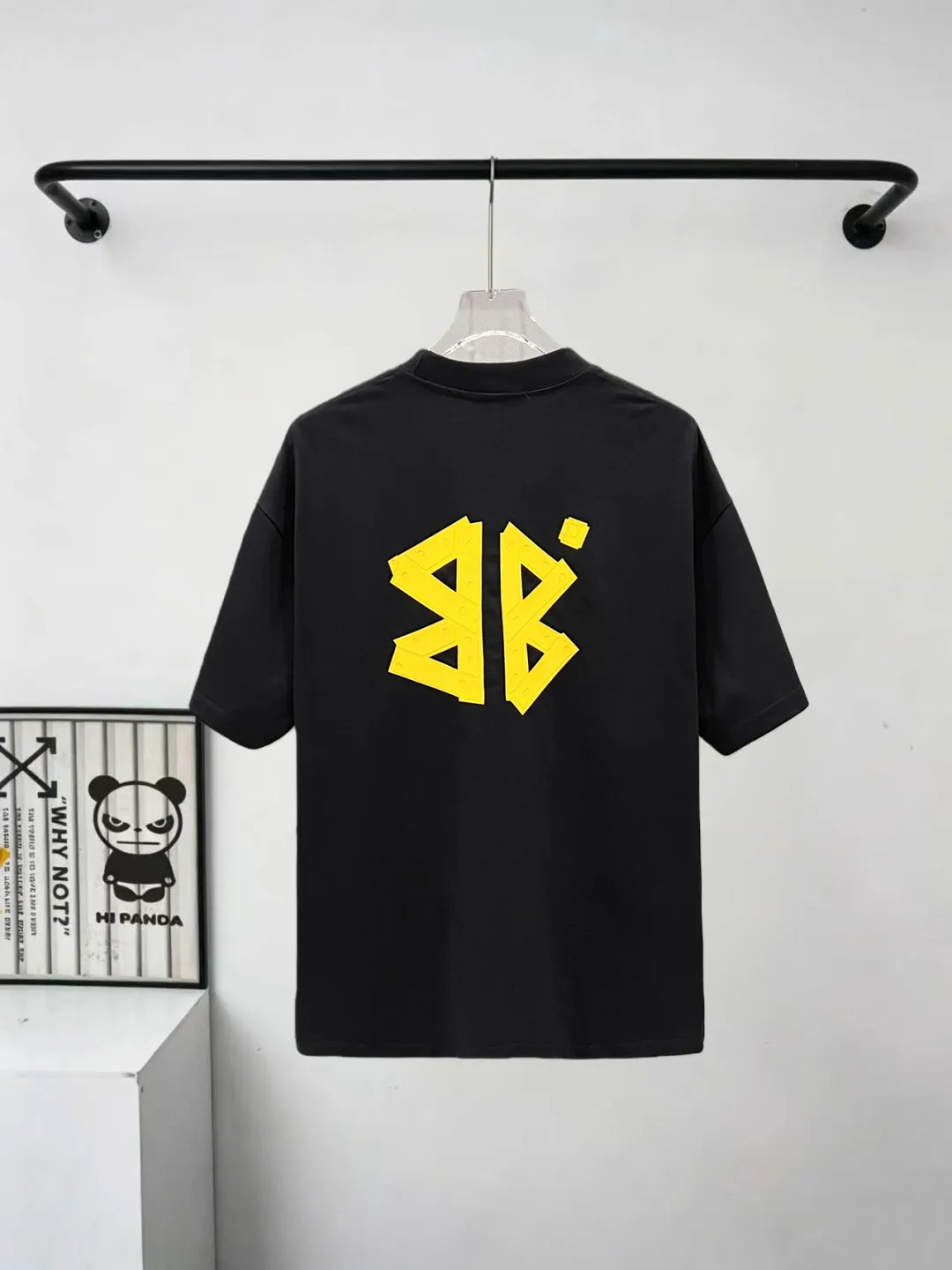 🔥110🔥 logo Logo Same Style T 280 Versatile : Black White Size：S M L XL